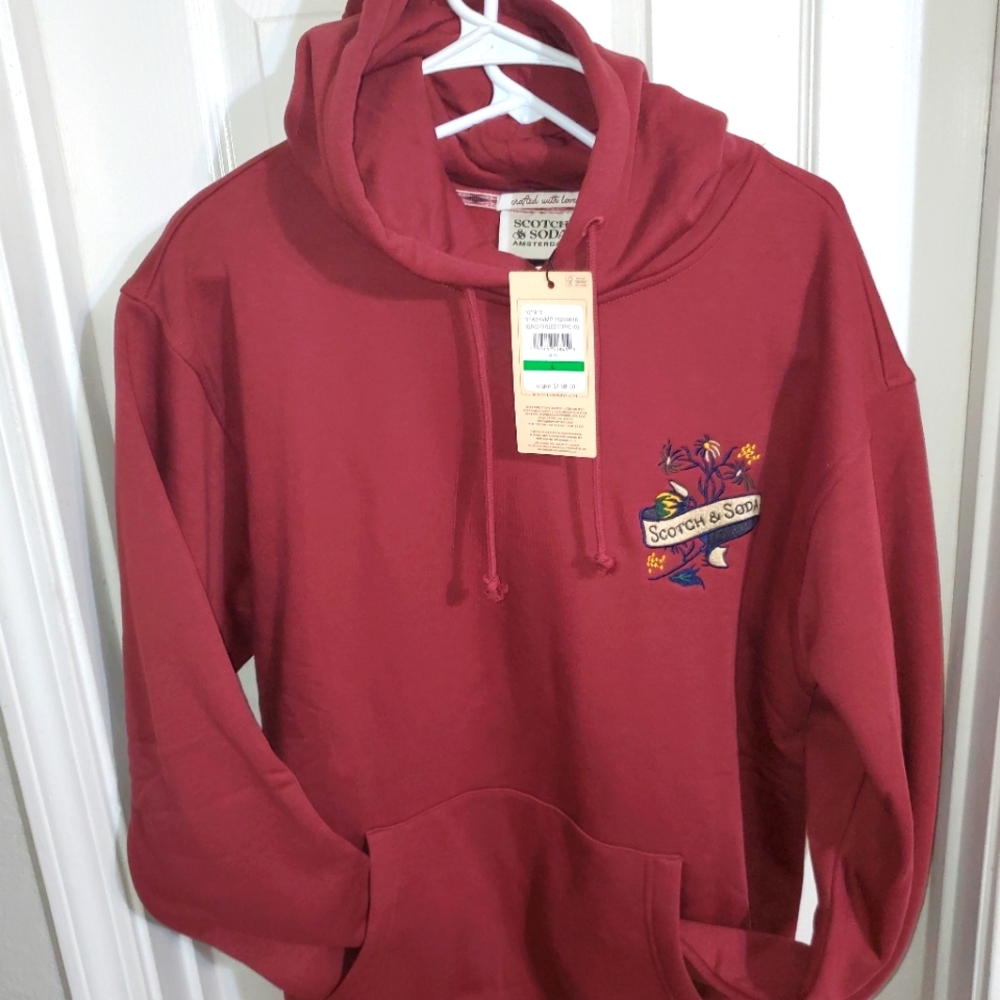 Scotch & soda Wine Hoodie